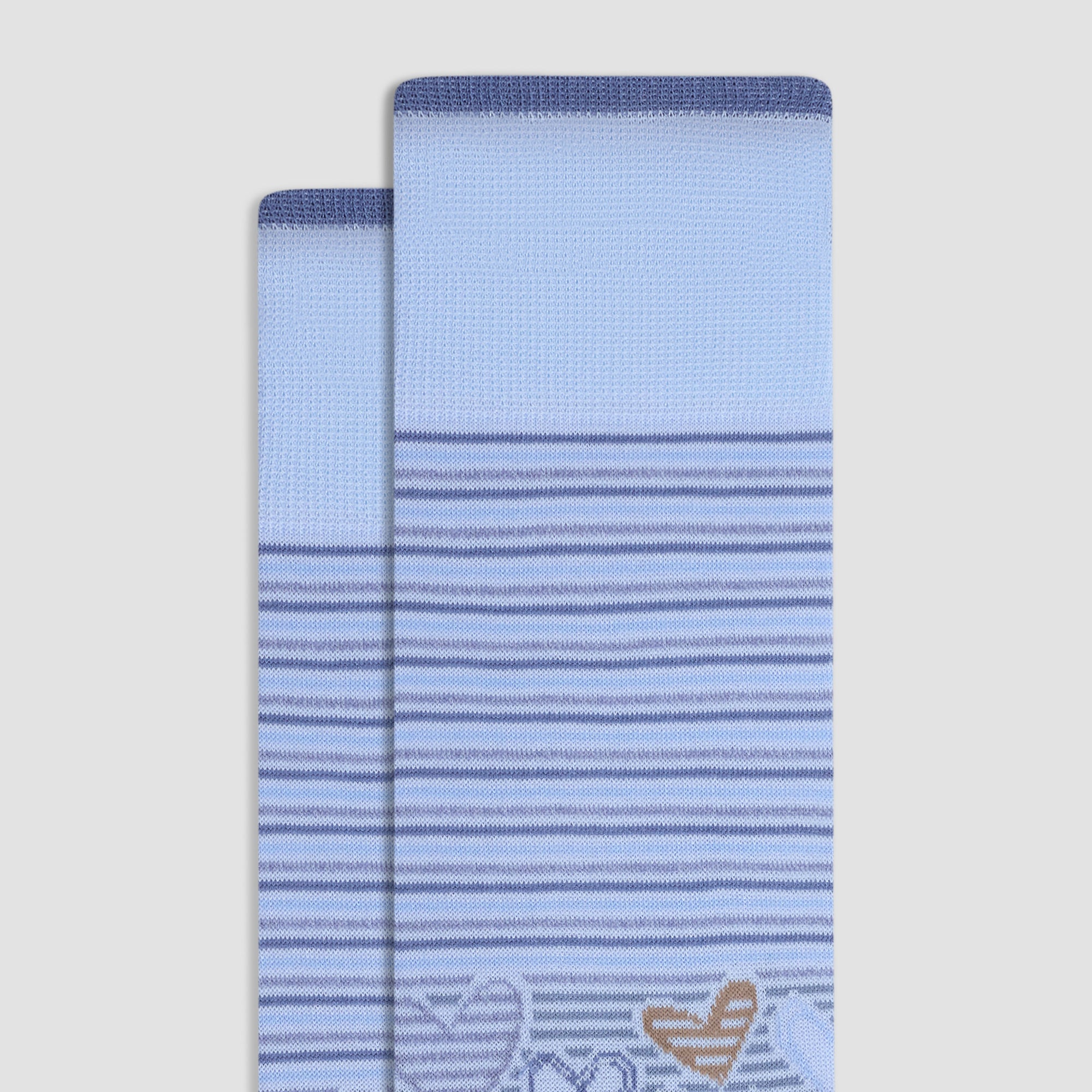 Hearts & Stripes Mid-Calf Socks