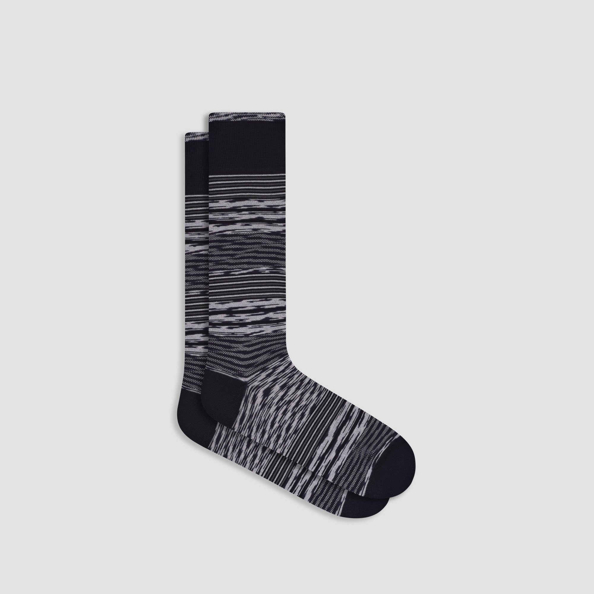 Mixed Stripe Mid-Calf Socks