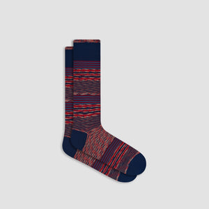 Mixed Stripe Mid-Calf Socks