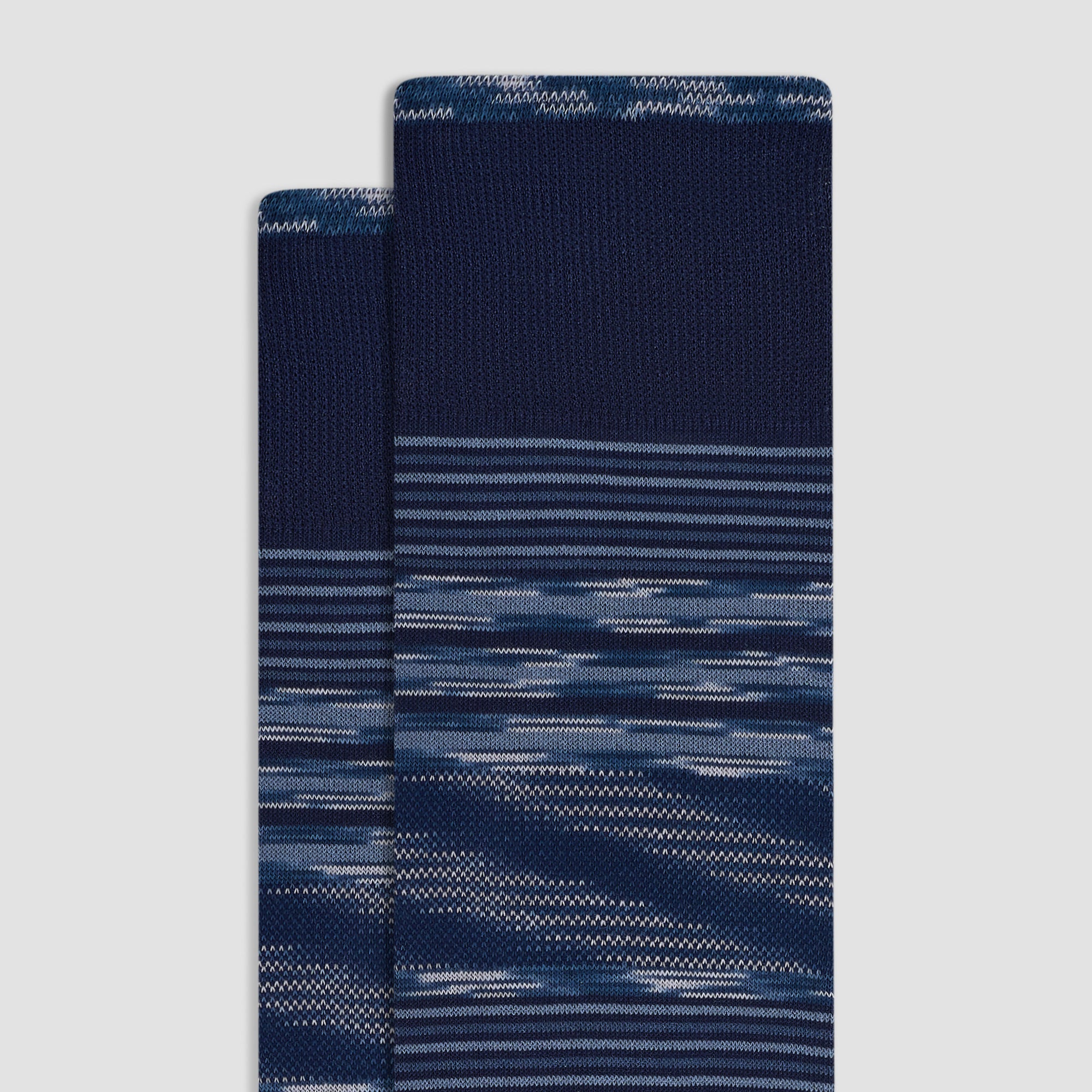Mixed Stripe Mid-Calf Socks