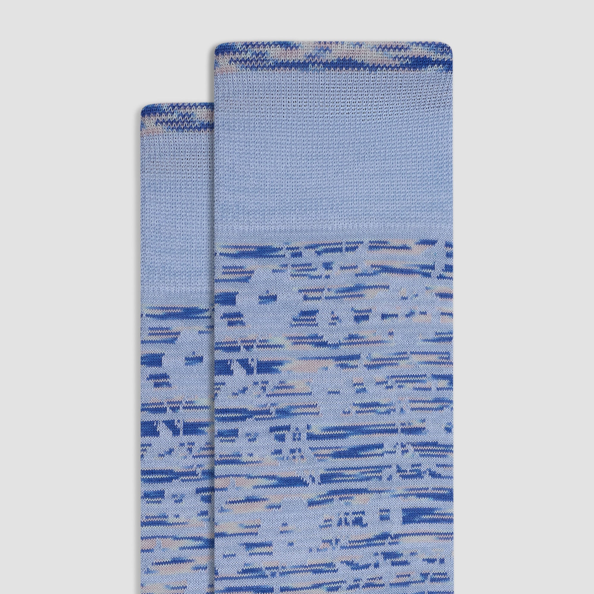 Abstract Textured Mid-Calf Socks