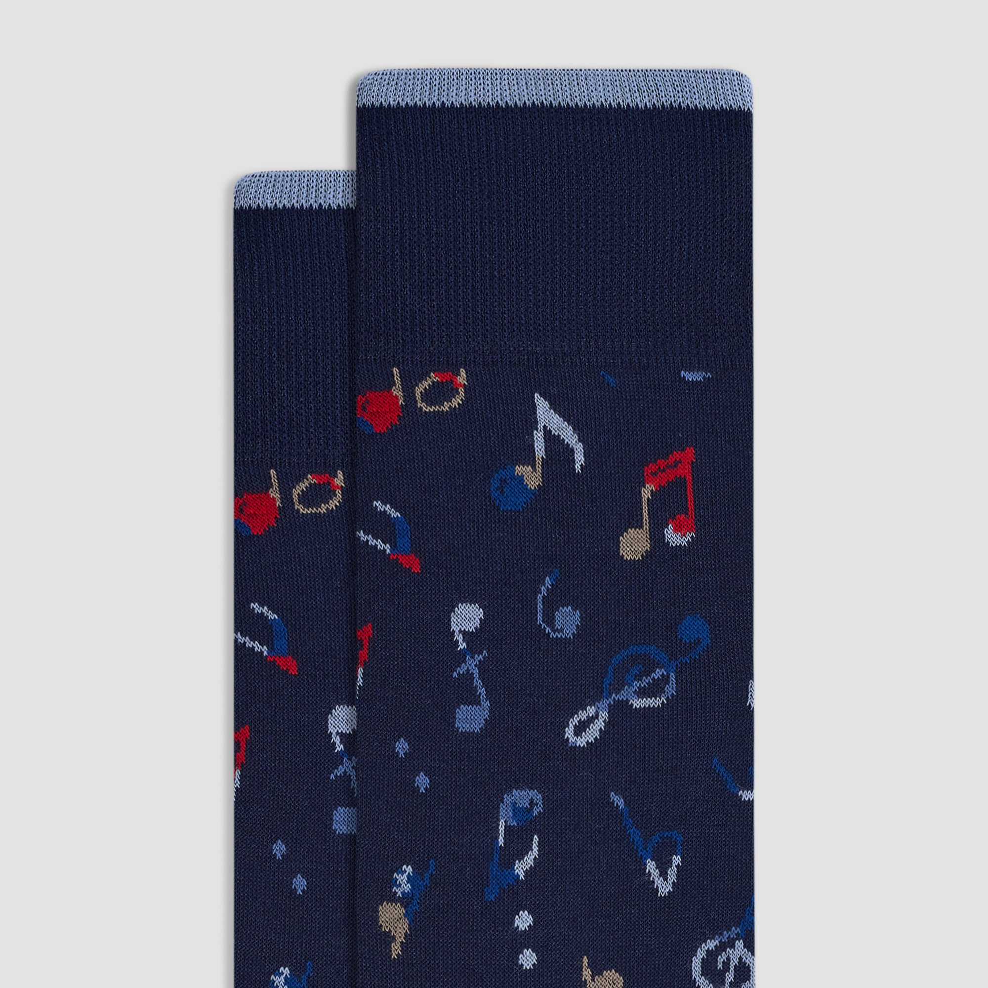 Musical Notes Mid-Calf Socks