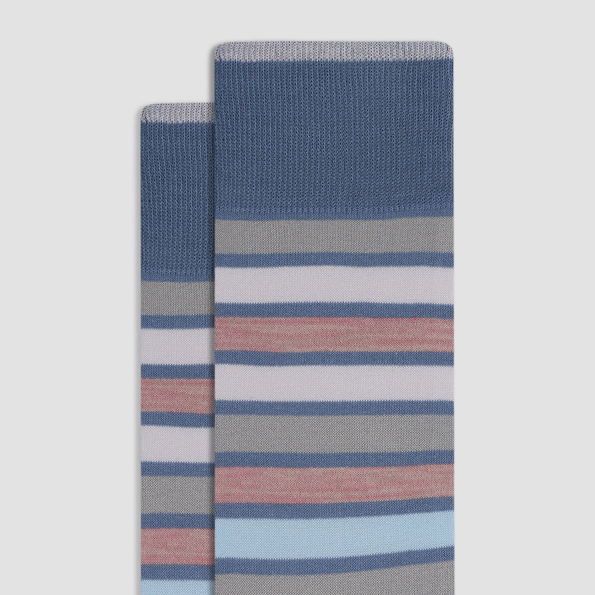 Striped Mid-Calf Socks