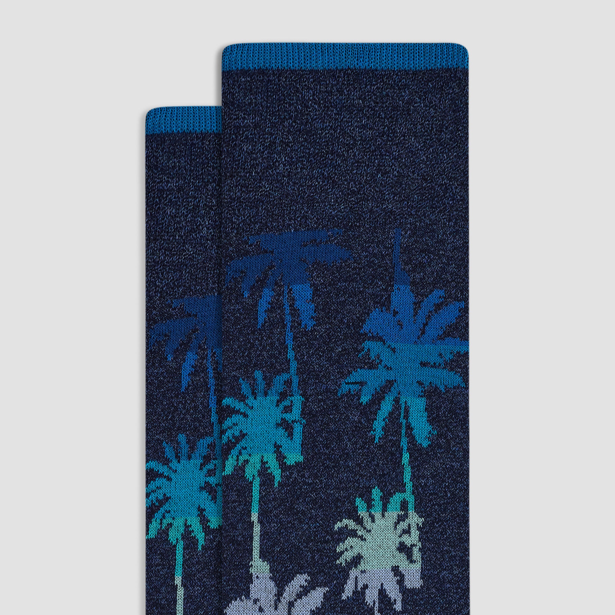 Palm Tree Mid-Calf Socks