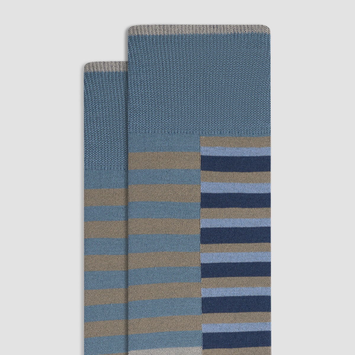 Striped Mid-Calf Socks