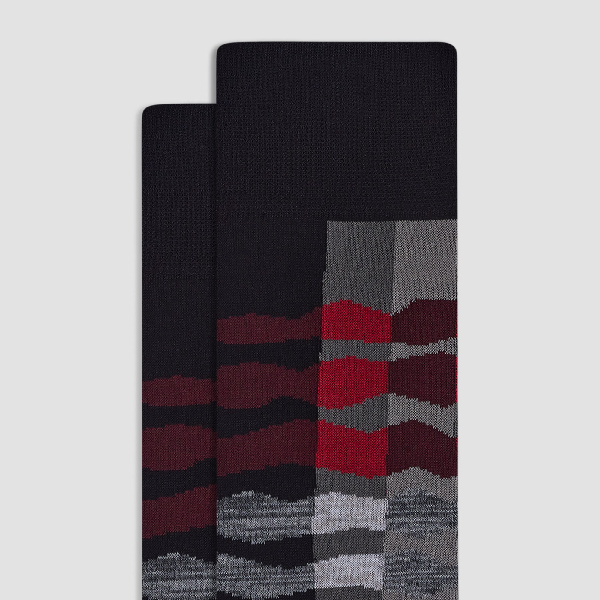 Abstract Band Mid-Calf Socks