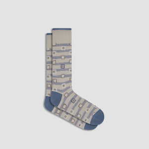 Geometric Mid-Calf Socks