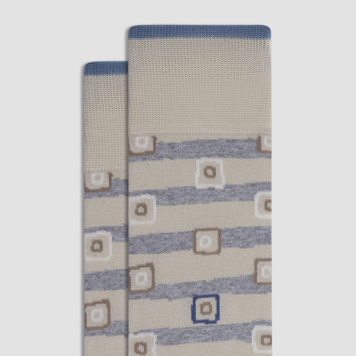 Geometric Mid-Calf Socks
