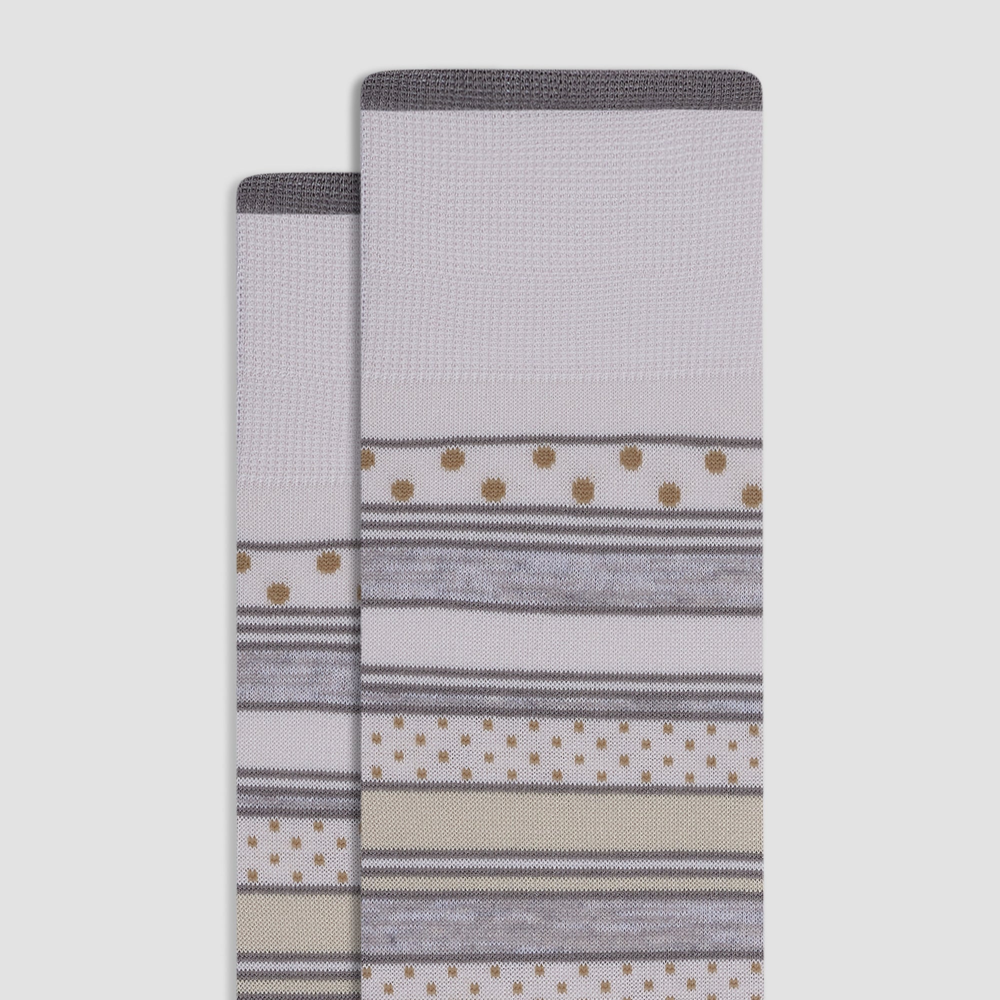 Stripe & Dot Mid-Calf Socks