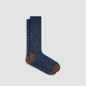 Star Motif Mid-Calf Socks