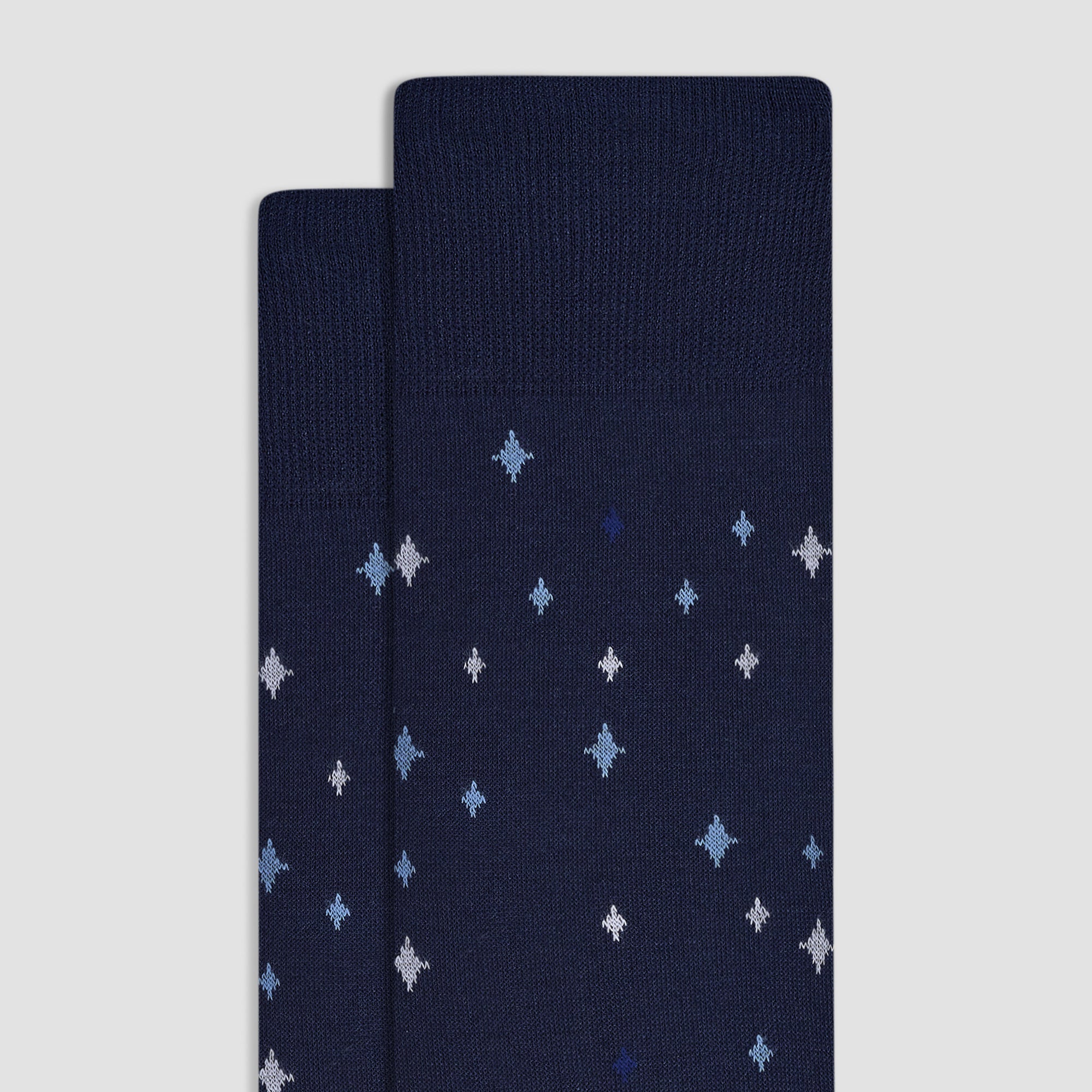 Star Motif Mid-Calf Socks