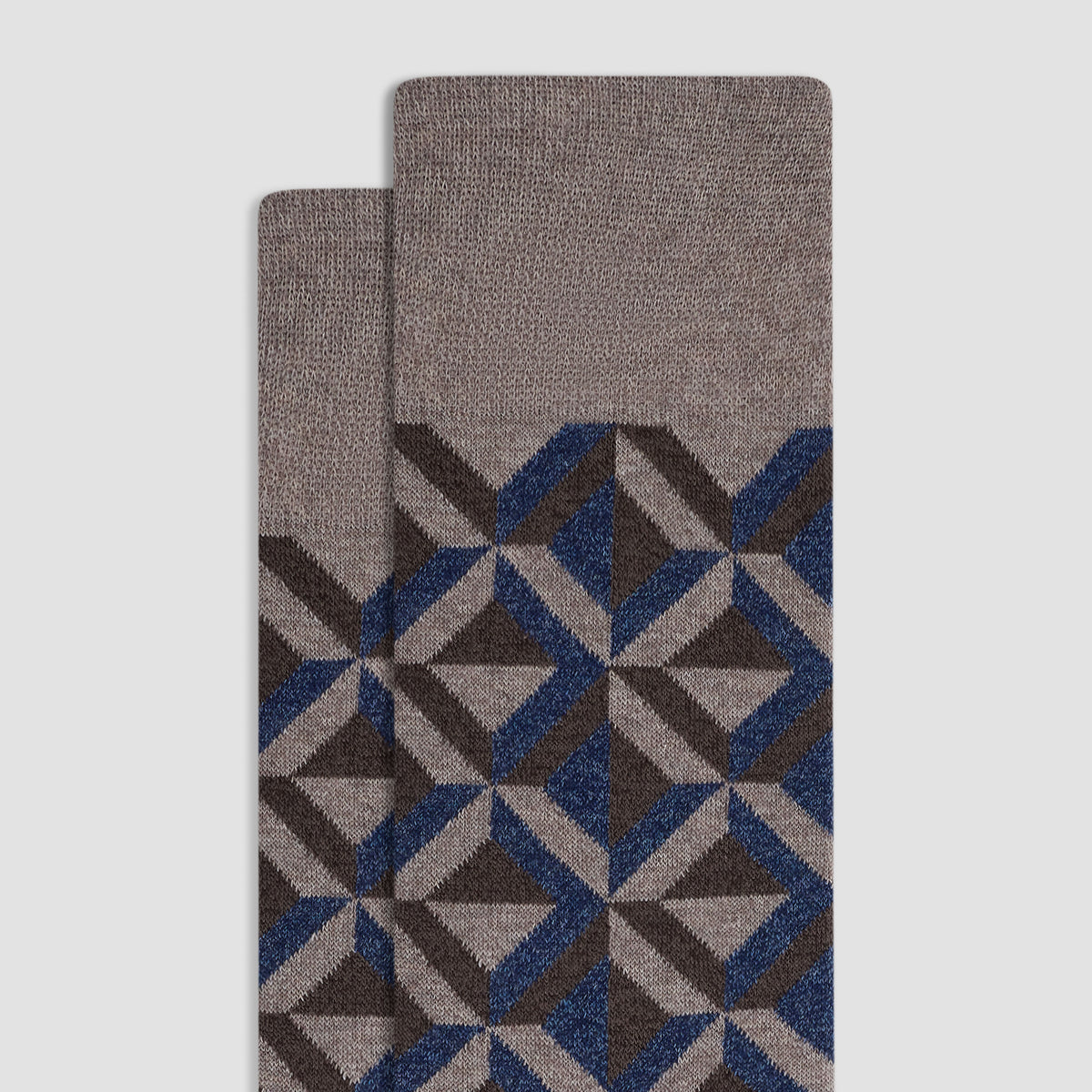 Geometric Mid-Calf Socks