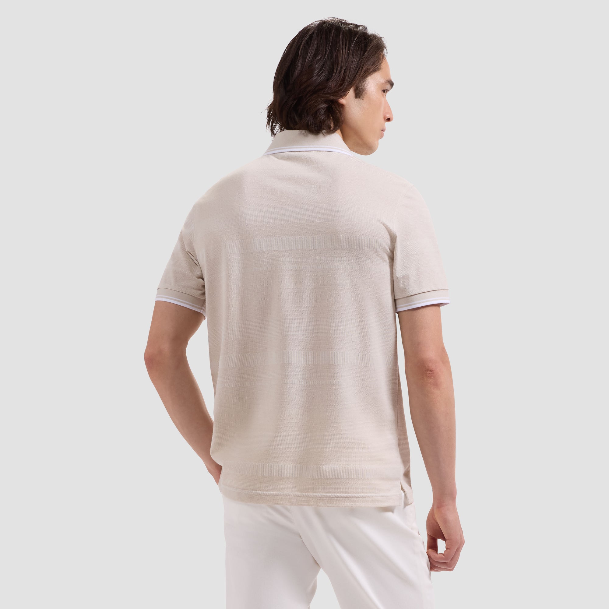 Performance Mixed Media Johnny Collar Polo