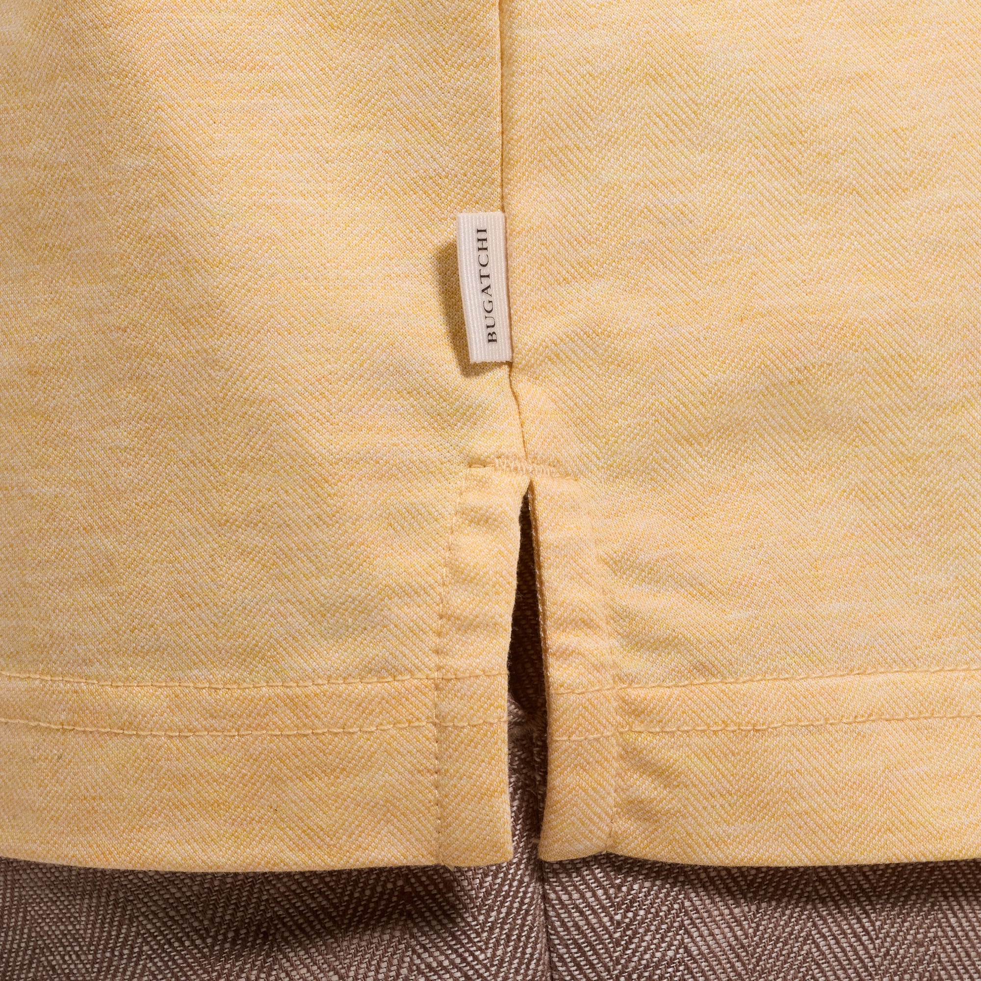 Performance Micro Herringbone Johnny Collar Polo