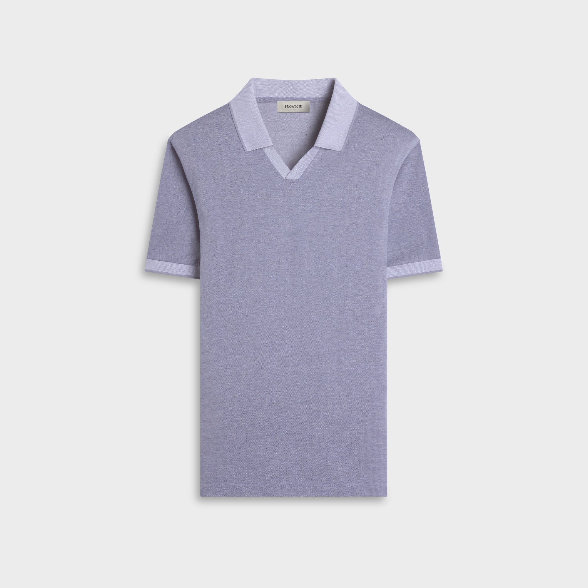 Performance Micro Herringbone Johnny Collar Polo