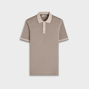 Bird's Eye Three-Button Polo