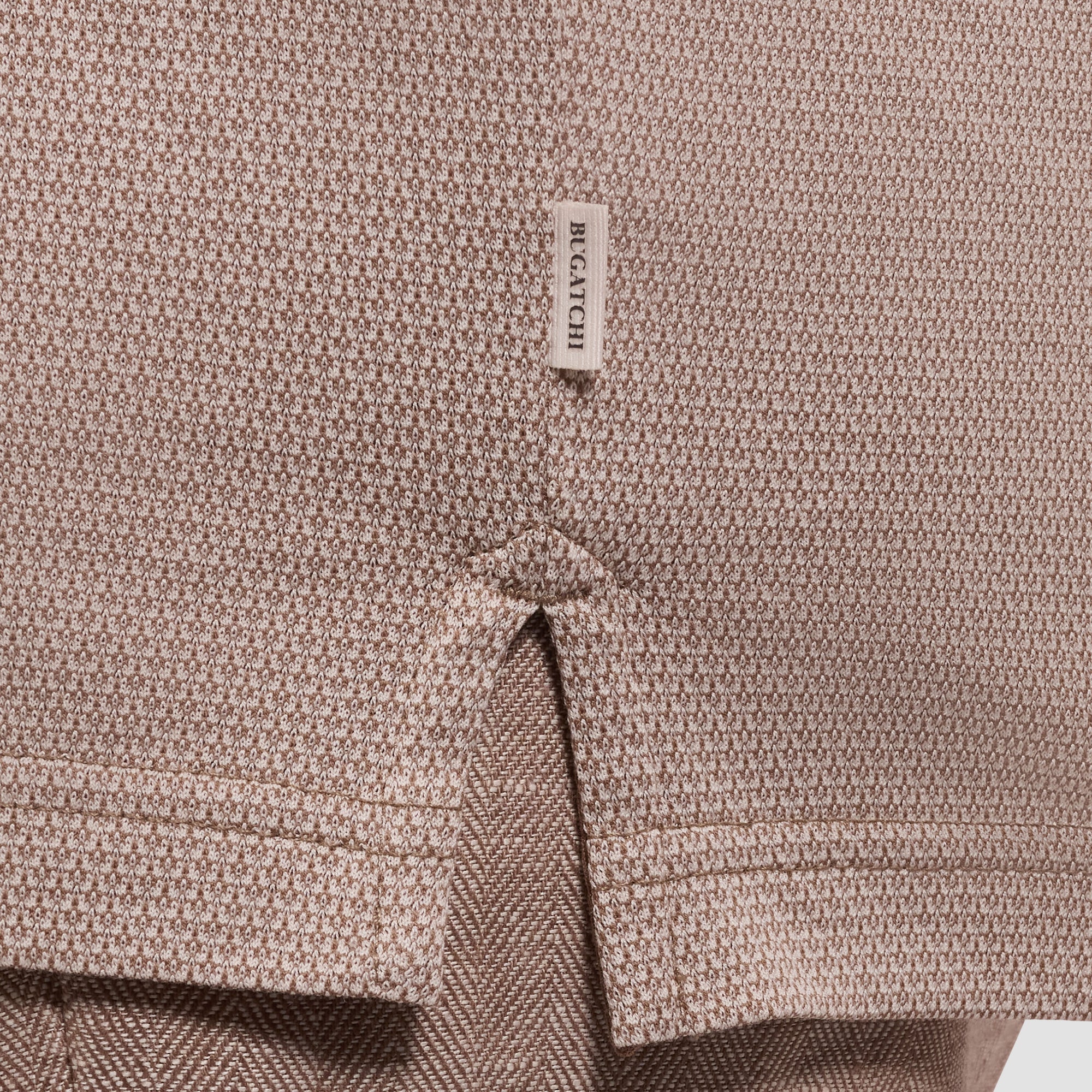 Bird's Eye Three-Button Polo