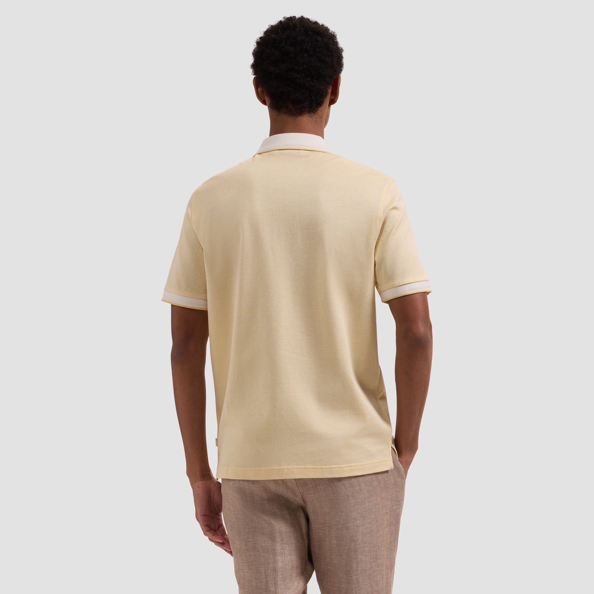 Bird's Eye Three-Button Polo