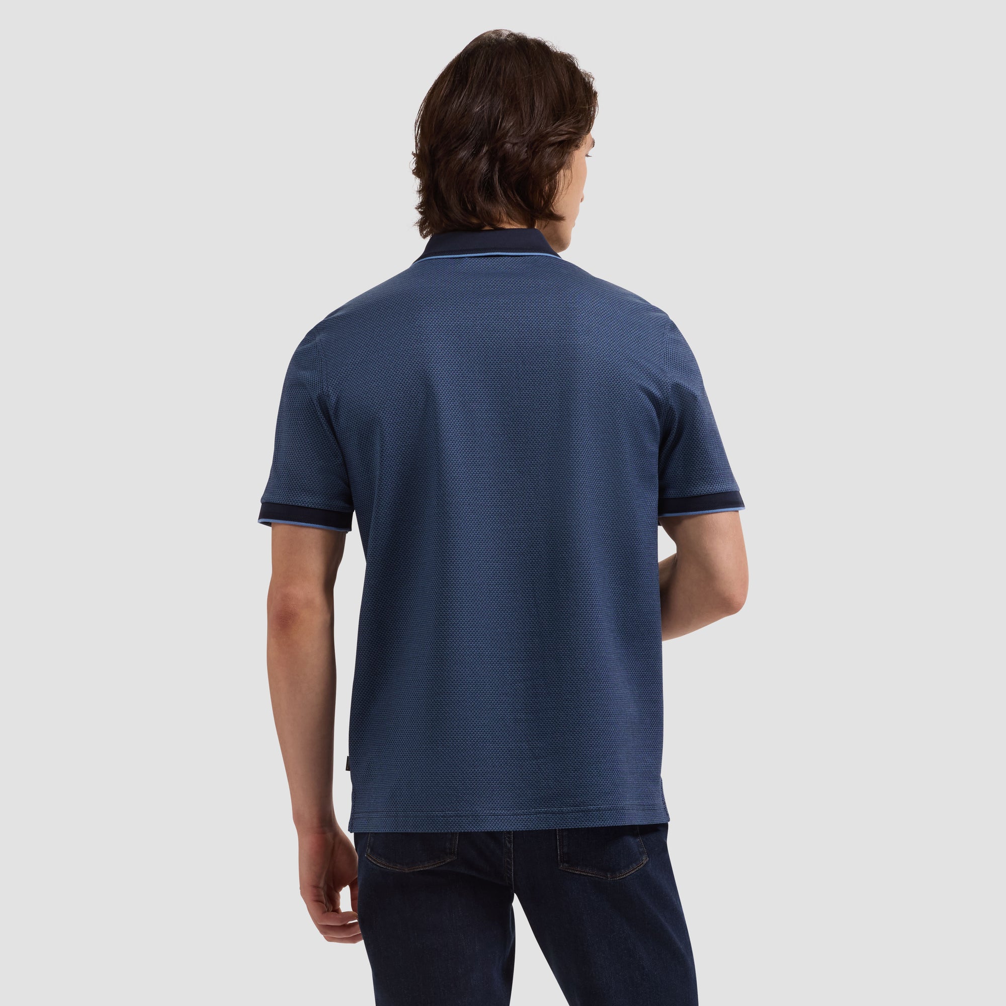 Bird's Eye Three-Button Polo