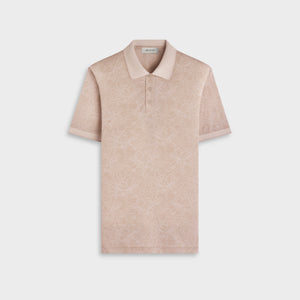 Performance Floral Three-Button Polo