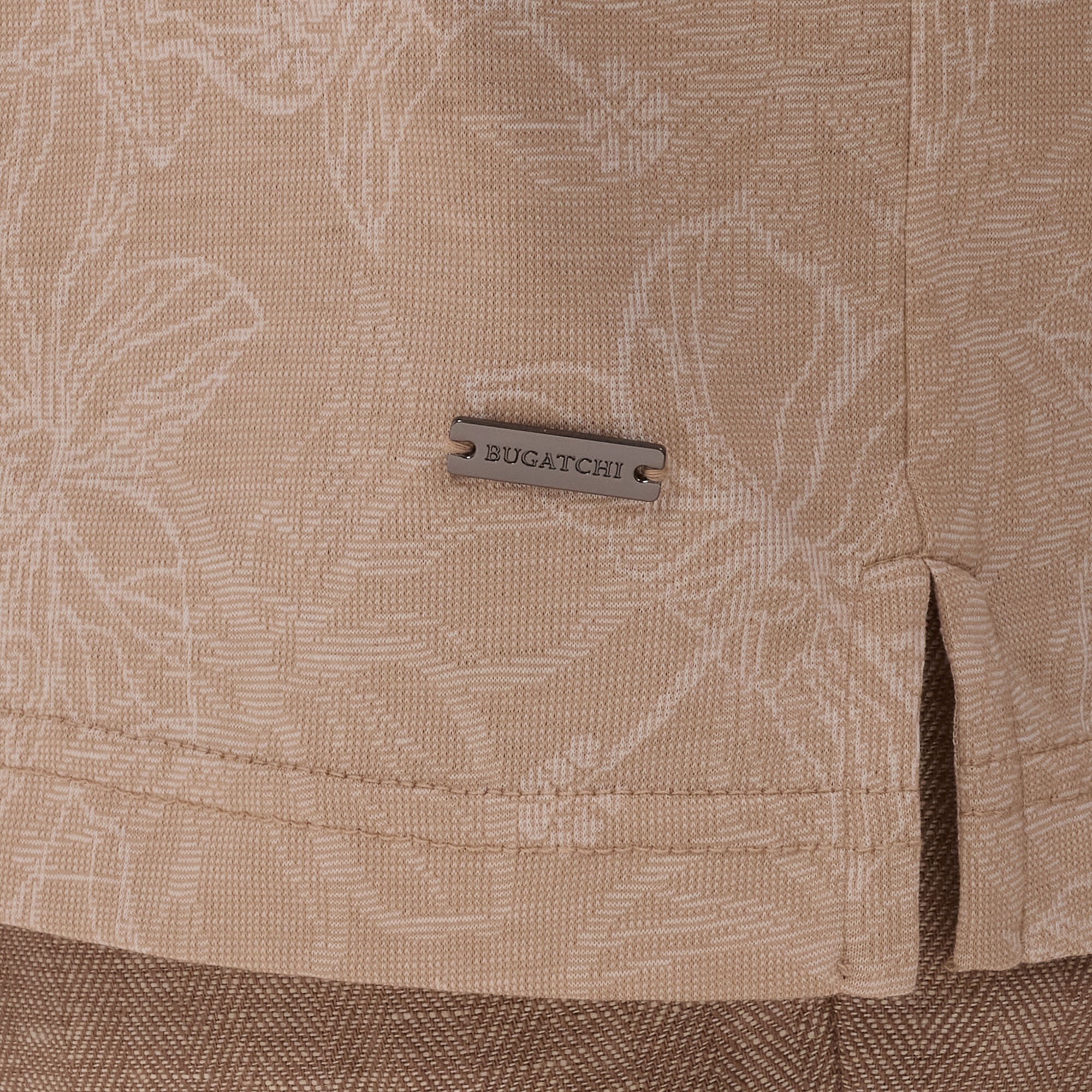 Performance Floral Three-Button Polo