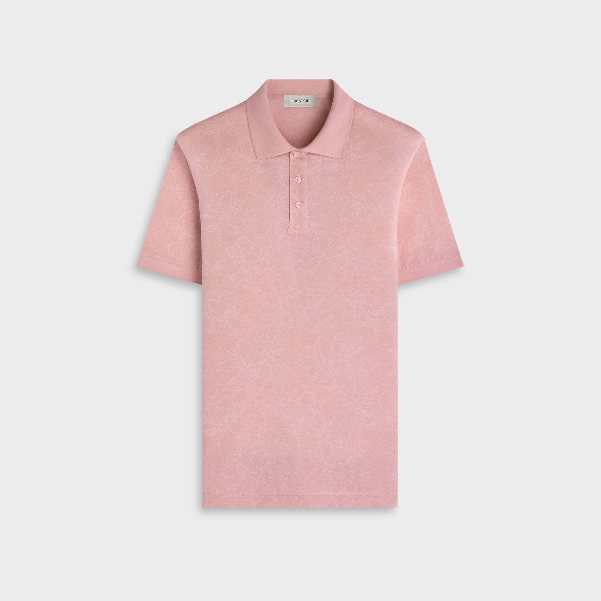 Performance Floral Three-Button Polo