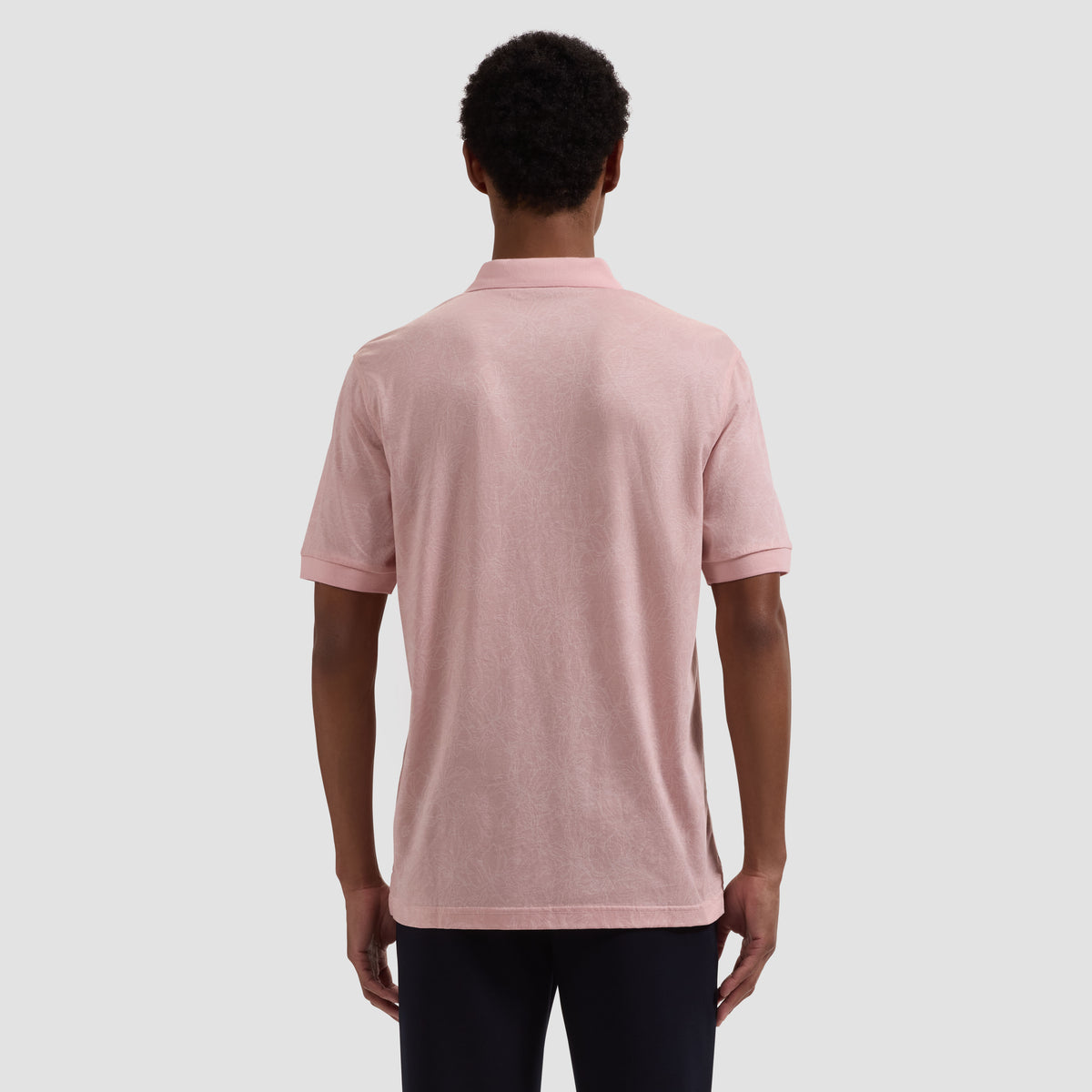Performance Floral Three-Button Polo