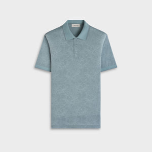 Performance Floral Three-Button Polo