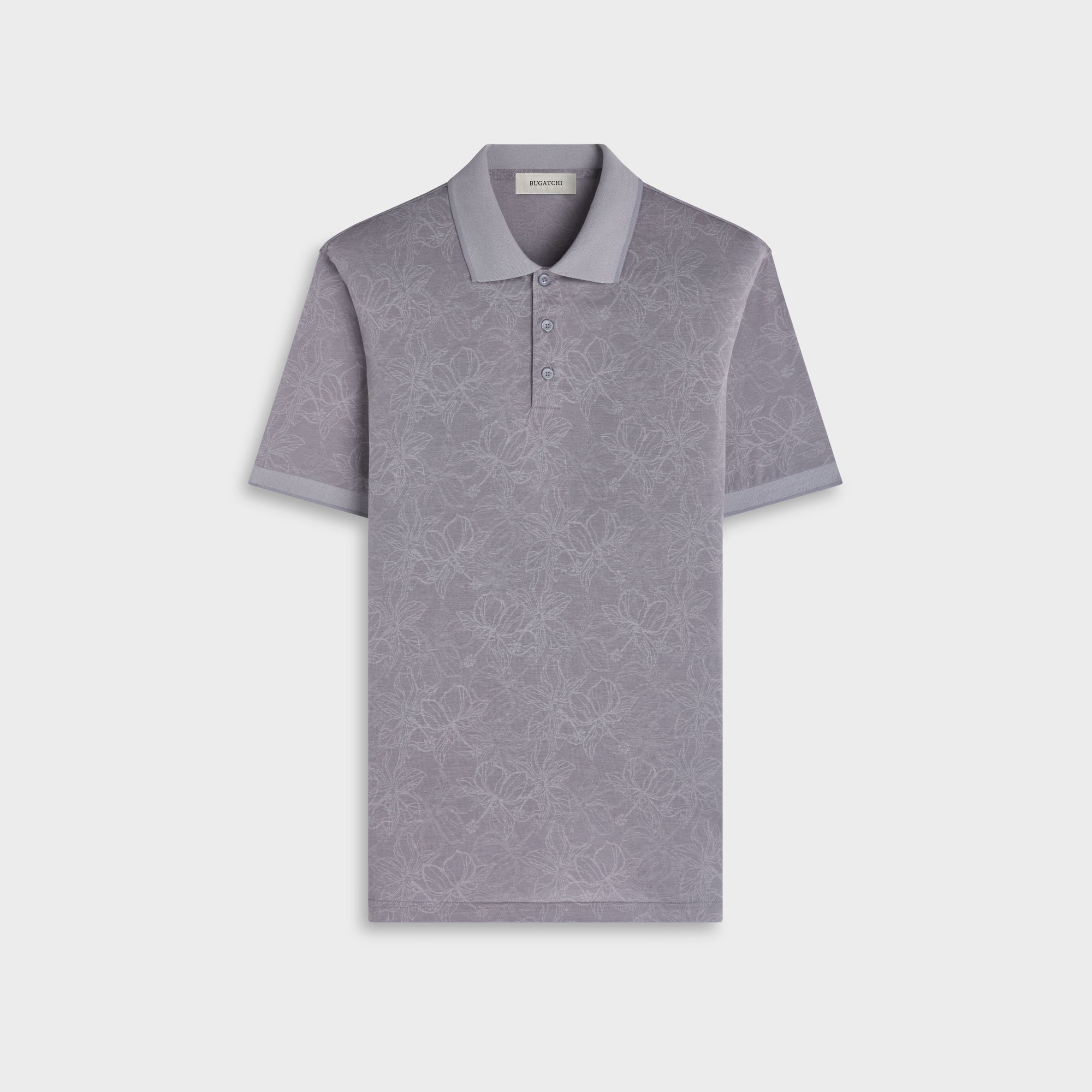 Performance Floral Three-Button Polo