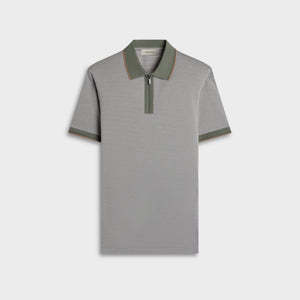 Bird's Eye Quarter-Zip Polo