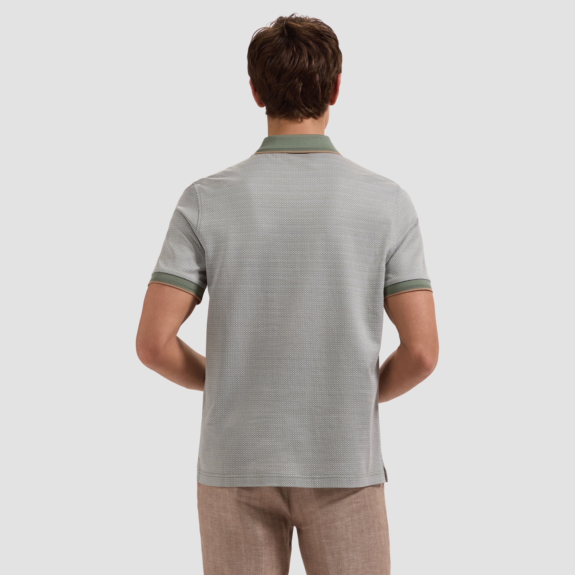 Bird's Eye Quarter-Zip Polo