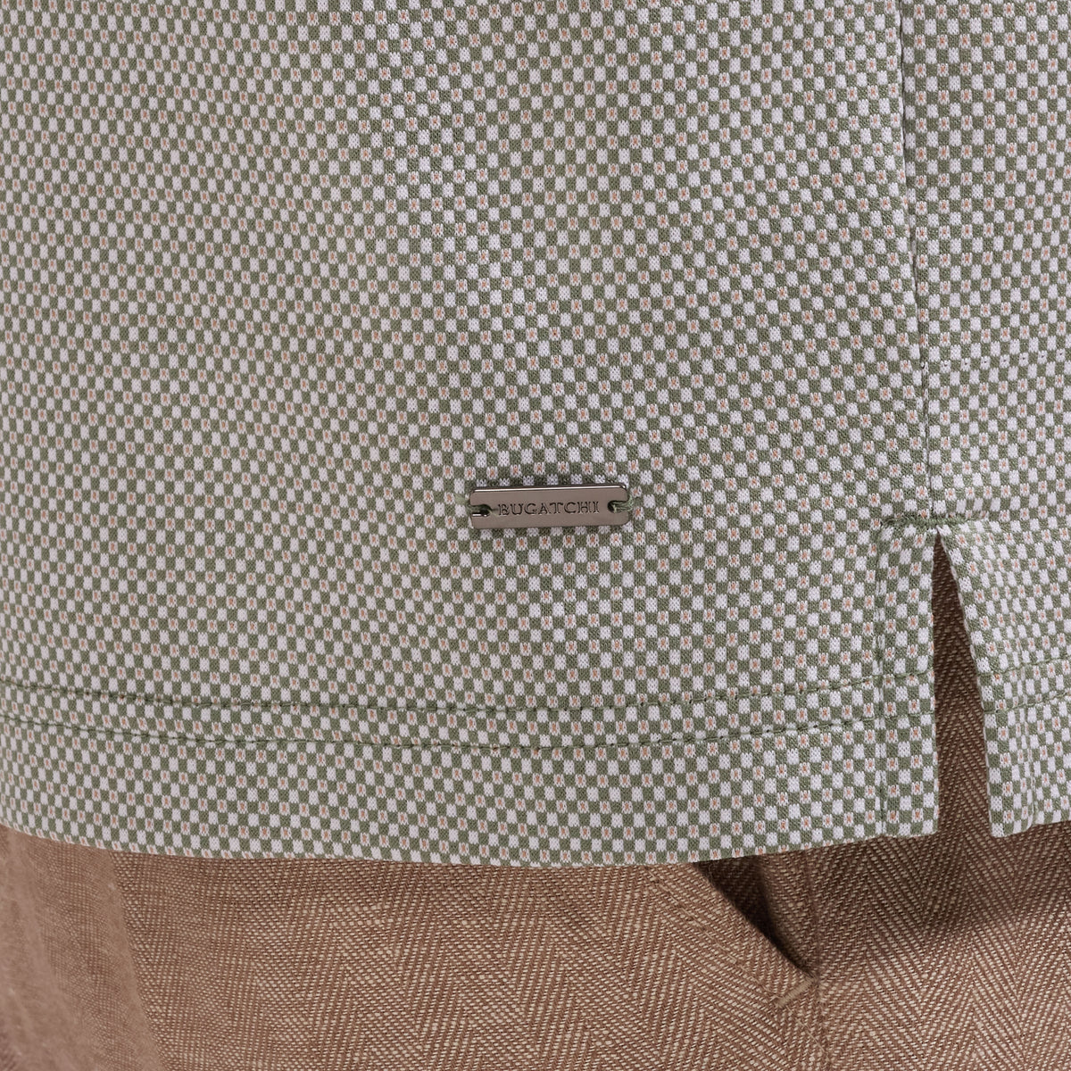 Bird's Eye Quarter-Zip Polo