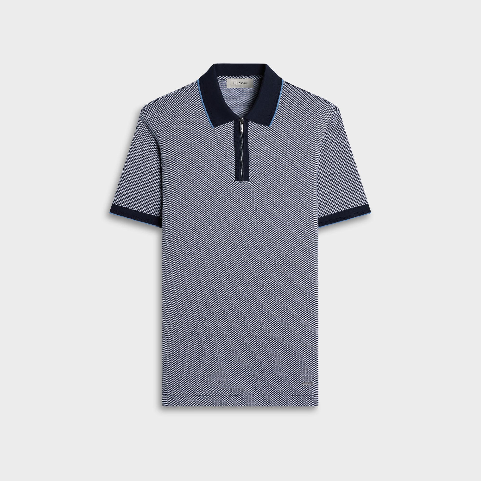 Bird's Eye Quarter-Zip Polo