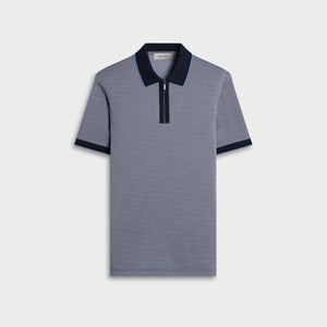Bird's Eye Quarter-Zip Polo