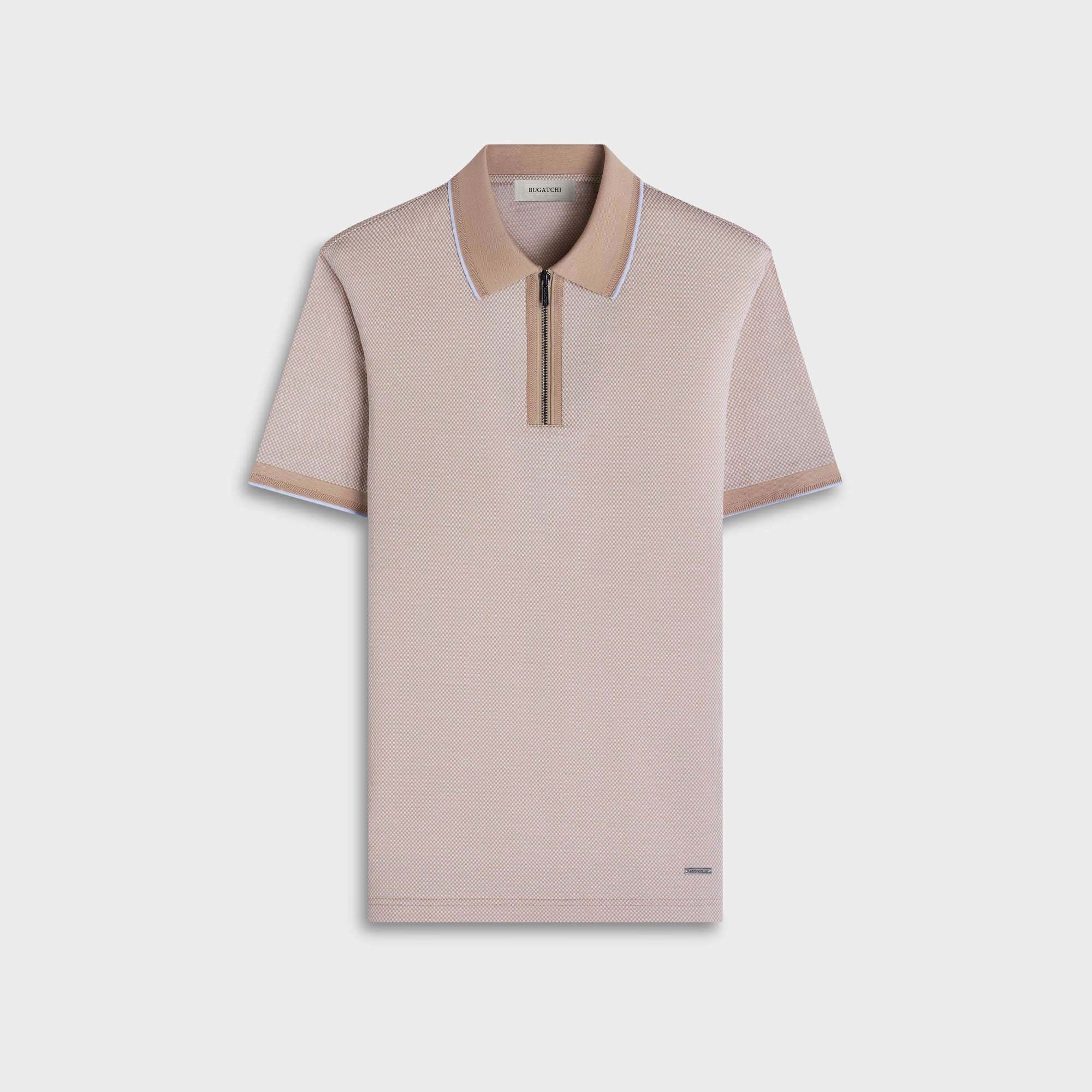 Bird's Eye Quarter-Zip Polo