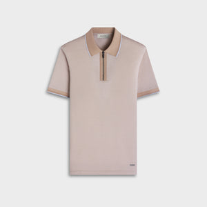 Bird's Eye Quarter-Zip Polo