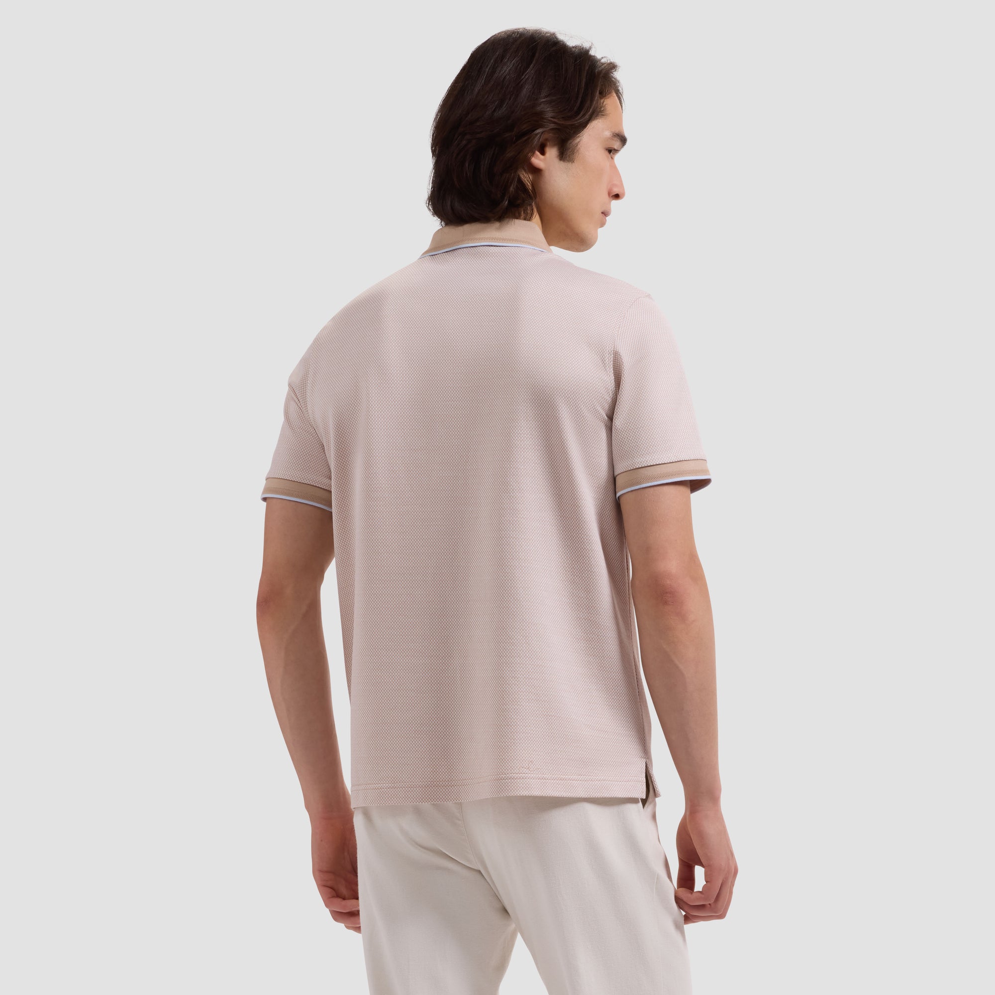 Bird's Eye Quarter-Zip Polo