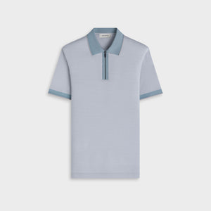 Bird's Eye Quarter-Zip Polo