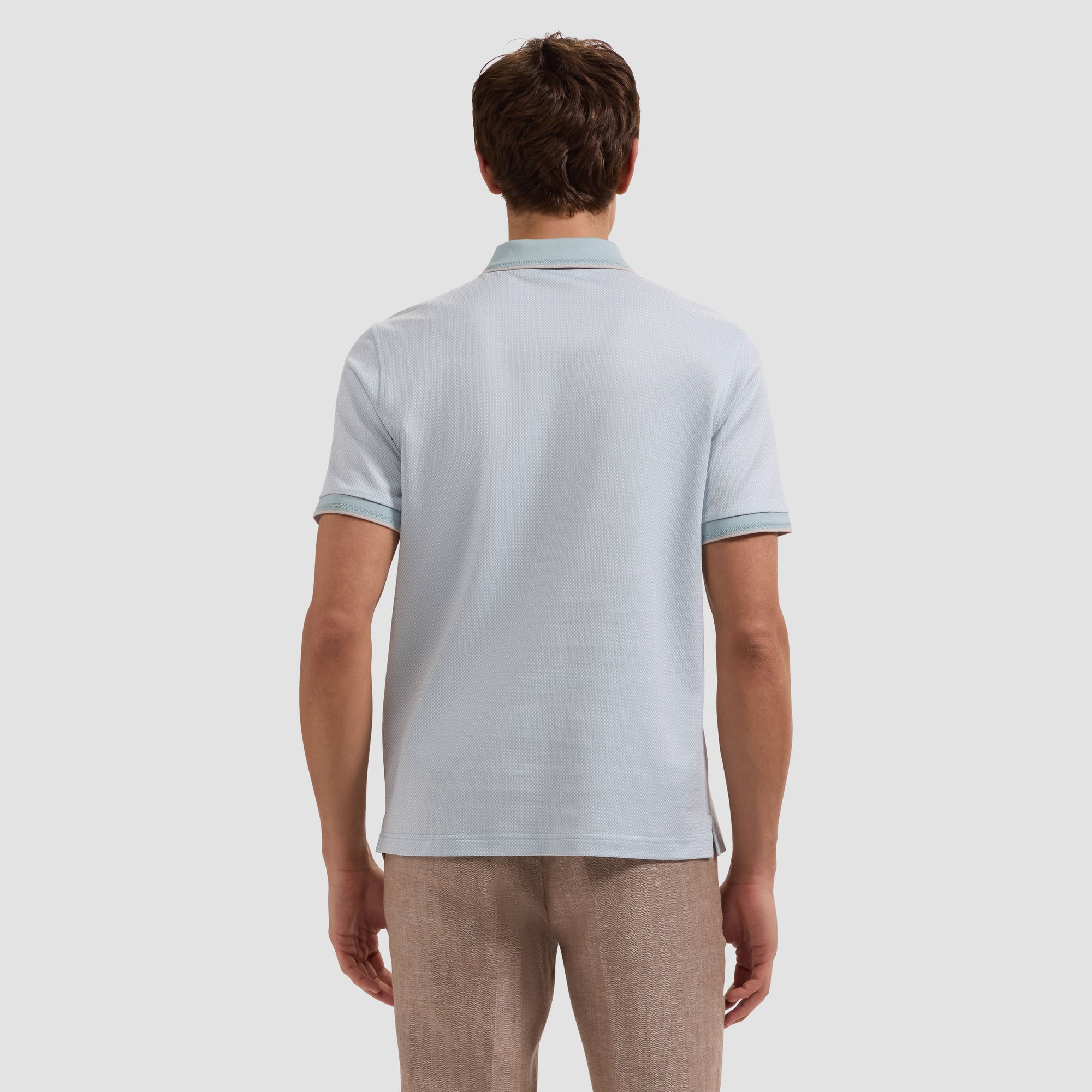 Bird's Eye Quarter-Zip Polo