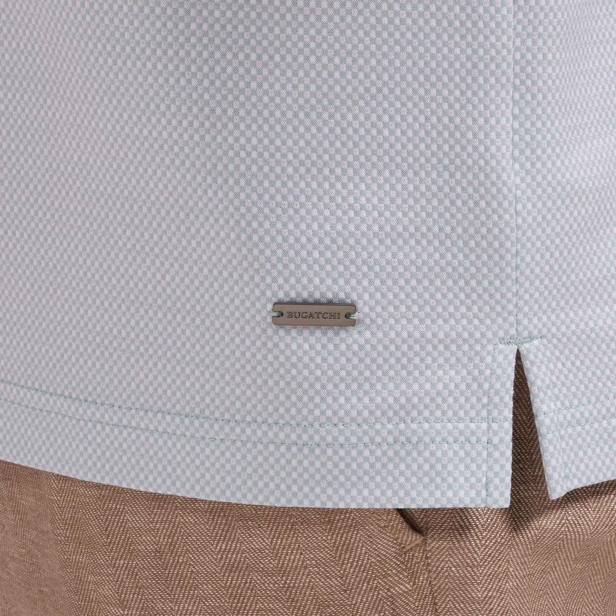Bird's Eye Quarter-Zip Polo
