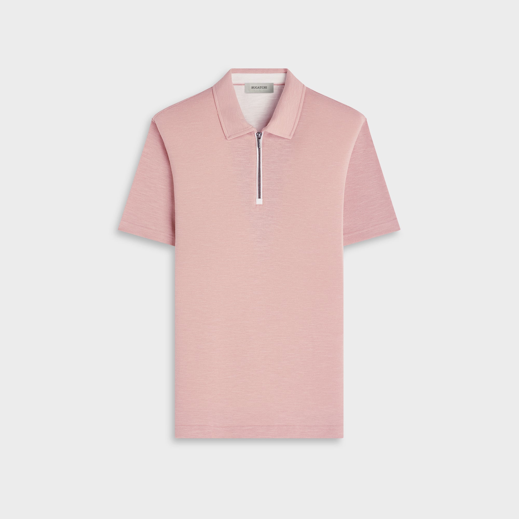 Performance Melange Quarter-Zip Polo
