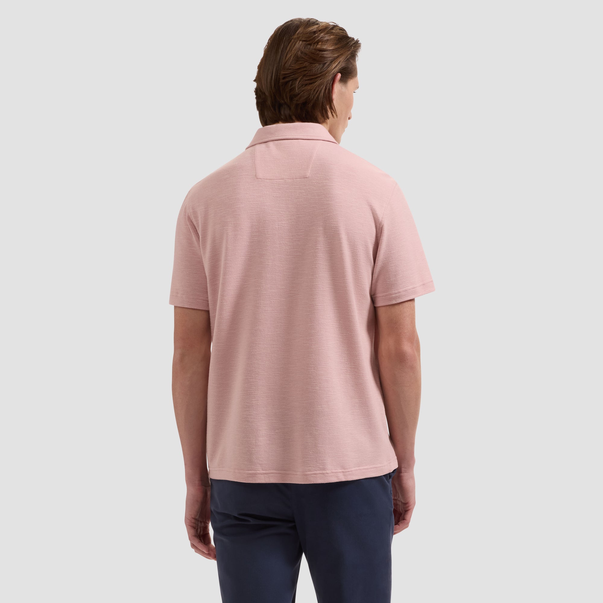 Performance Melange Quarter-Zip Polo