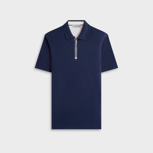 Performance Melange Quarter-Zip Polo