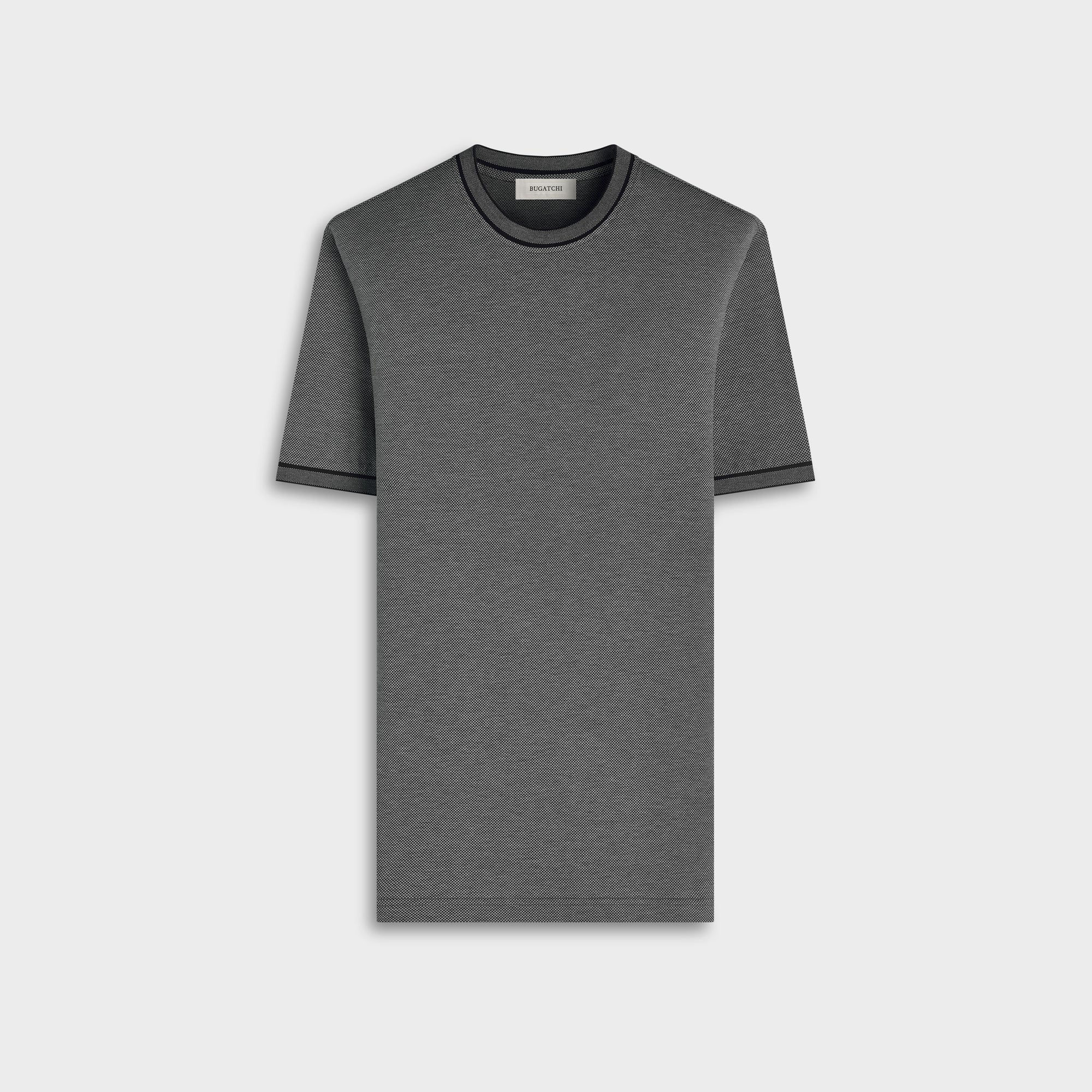Micro-Check Jersey Performance T-Shirt