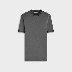 Micro-Check Jersey Performance T-Shirt