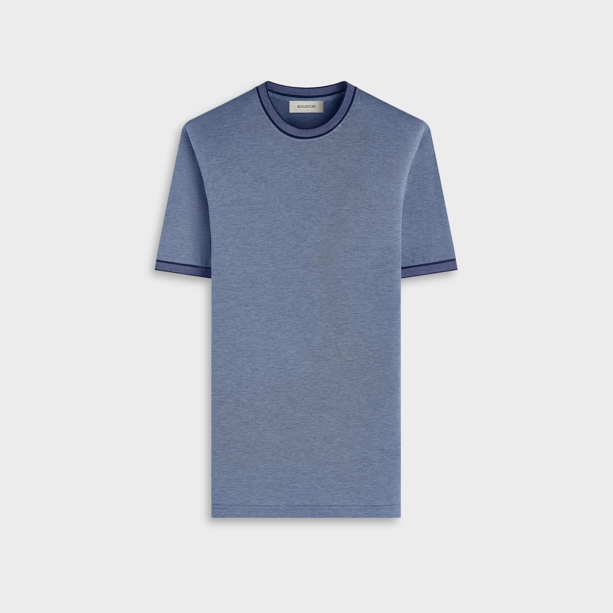 Micro-Check Jersey Performance T-Shirt