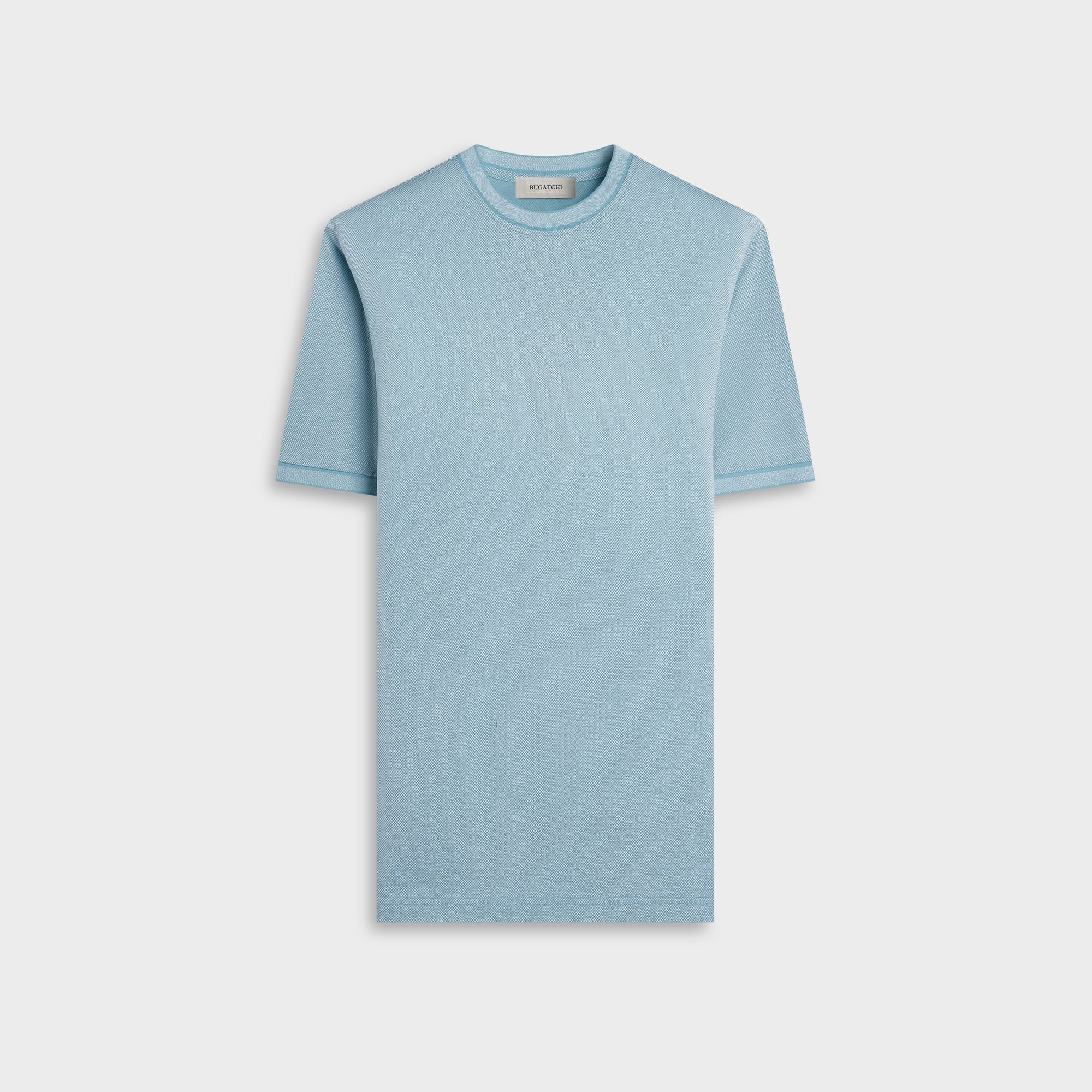Micro-Check Jersey Performance T-Shirt