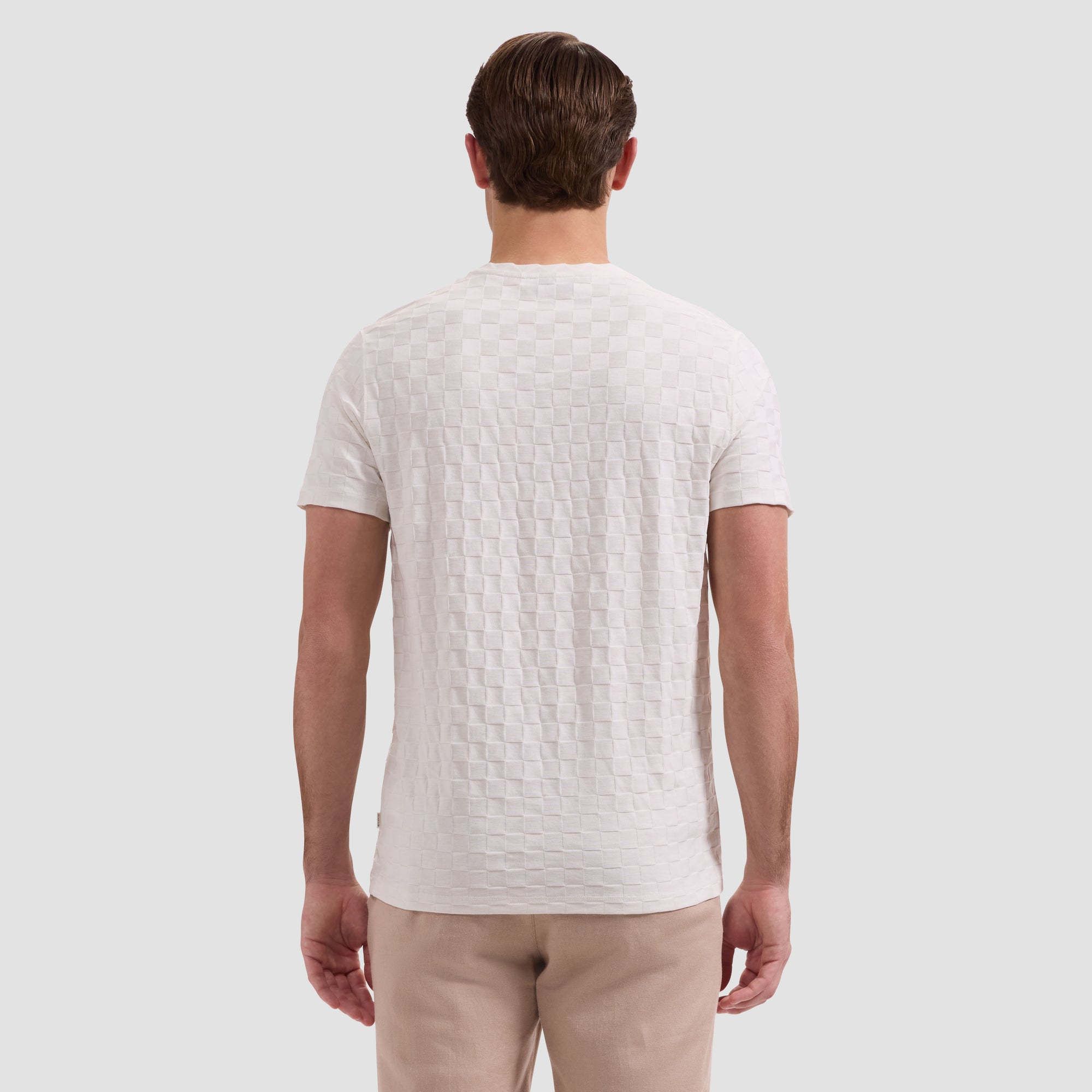 Checkboard Jacquard T-Shirt