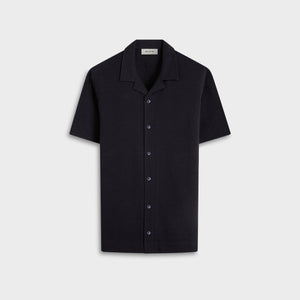 Performance Rib Knit Camp Shirt