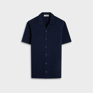 Performance Rib Knit Camp Shirt